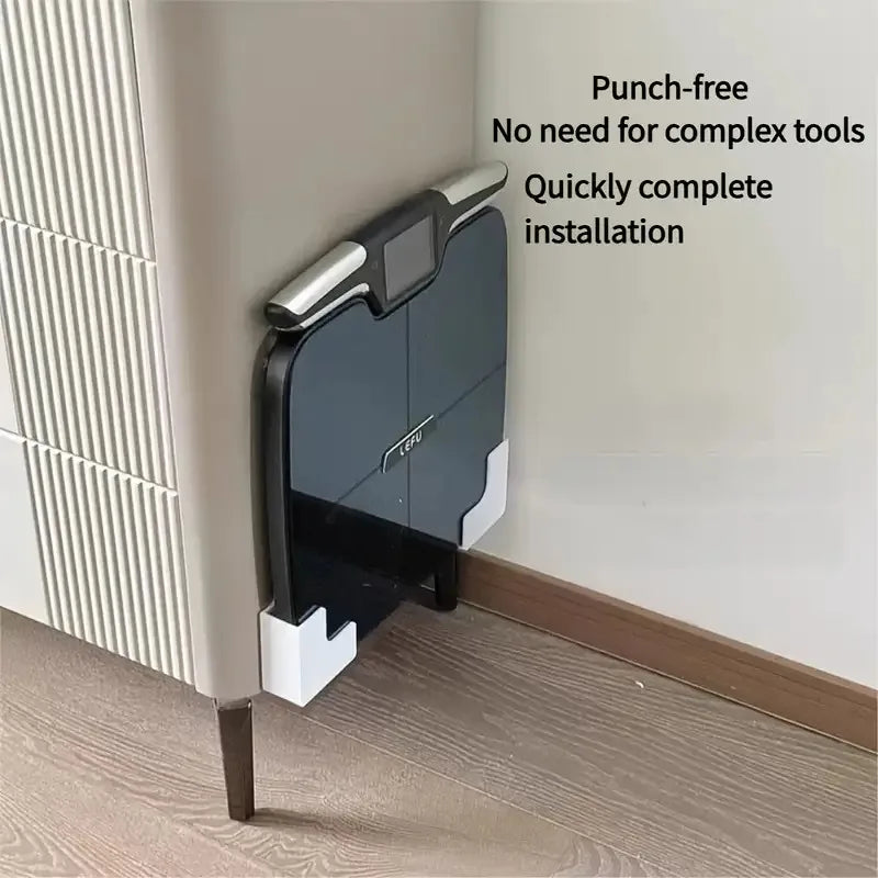 Support pèse-personne salle de bain