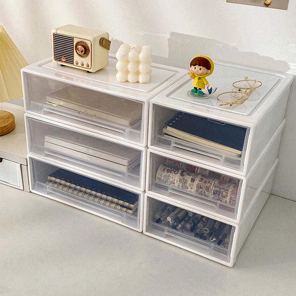 Tiroir empilable bureau - rangement bijoux et accessoires