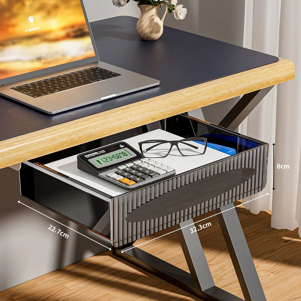 Tiroir coulissant pour bureau et maison - rangement sous table