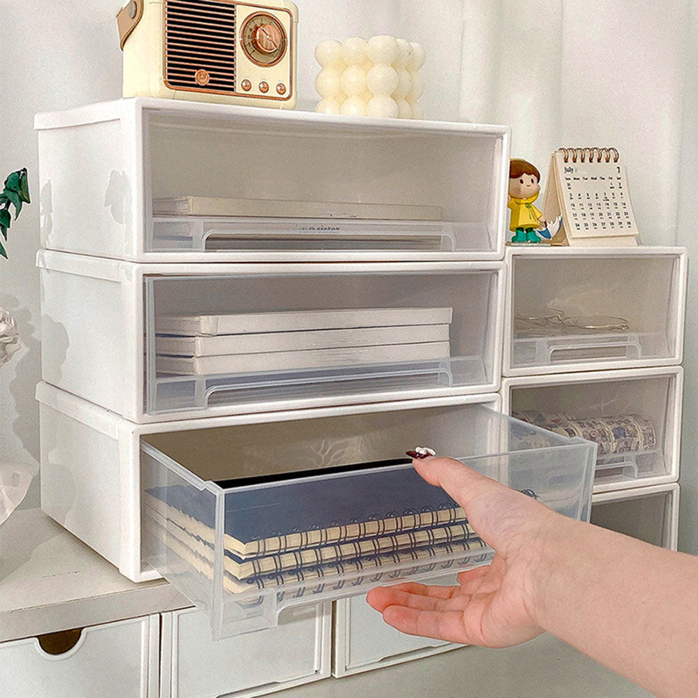 Tiroir empilable bureau - rangement bijoux et accessoires