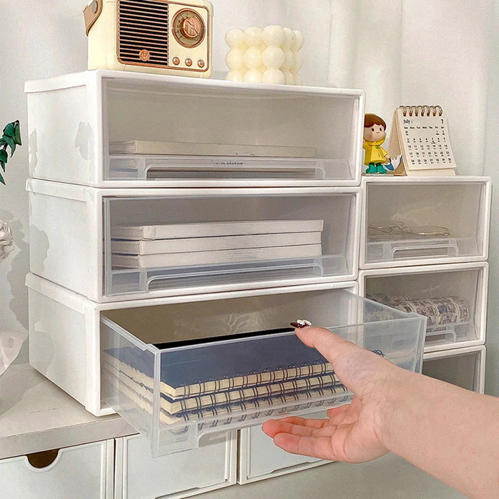 Tiroir empilable bureau - rangement bijoux et accessoires