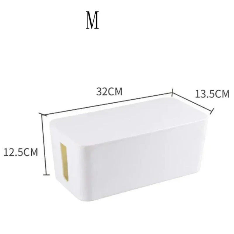 Boîte de rangement pour câbles et multiprises