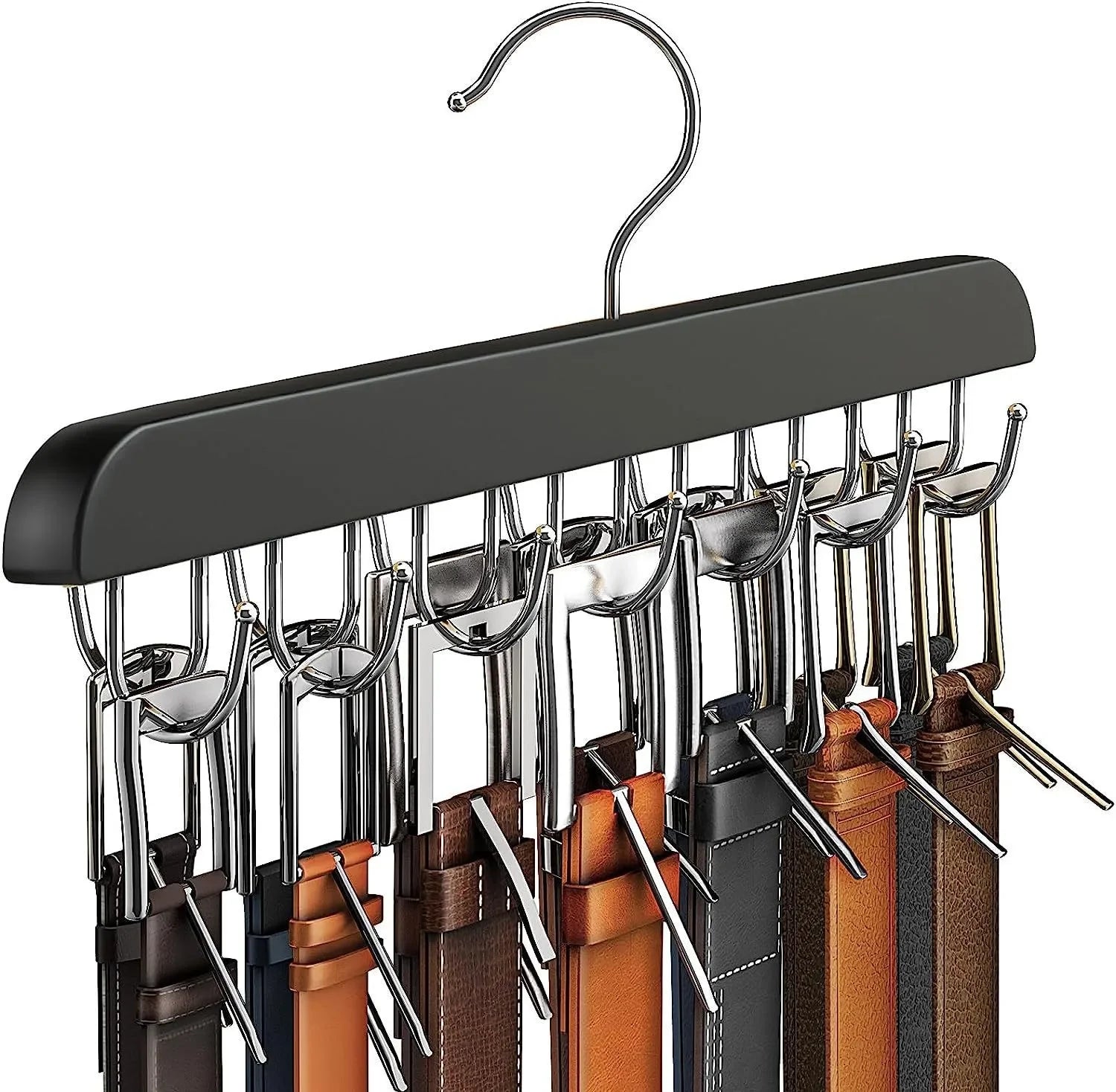Porte-ceintures en bois – cravates, foulards et ceintures