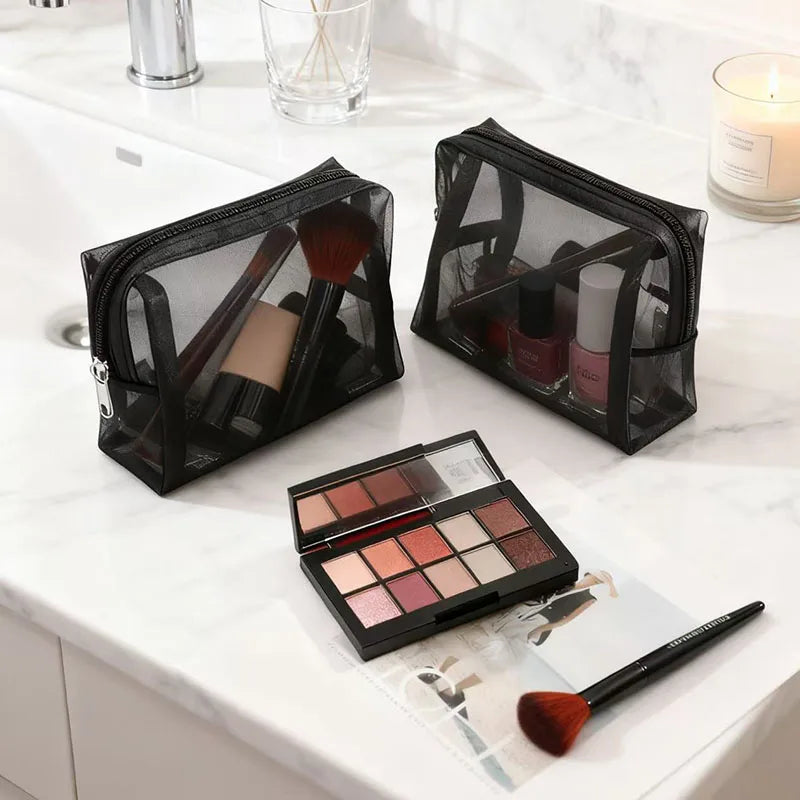 Set de 3 trousses maquillage – portable et pratique