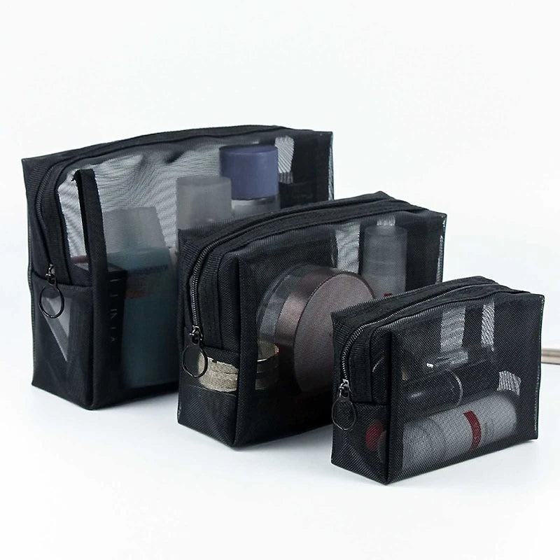 Set de 3 trousses maquillage – portable et pratique