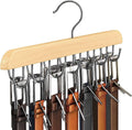 Porte-ceintures en bois – cravates, foulards et ceintures