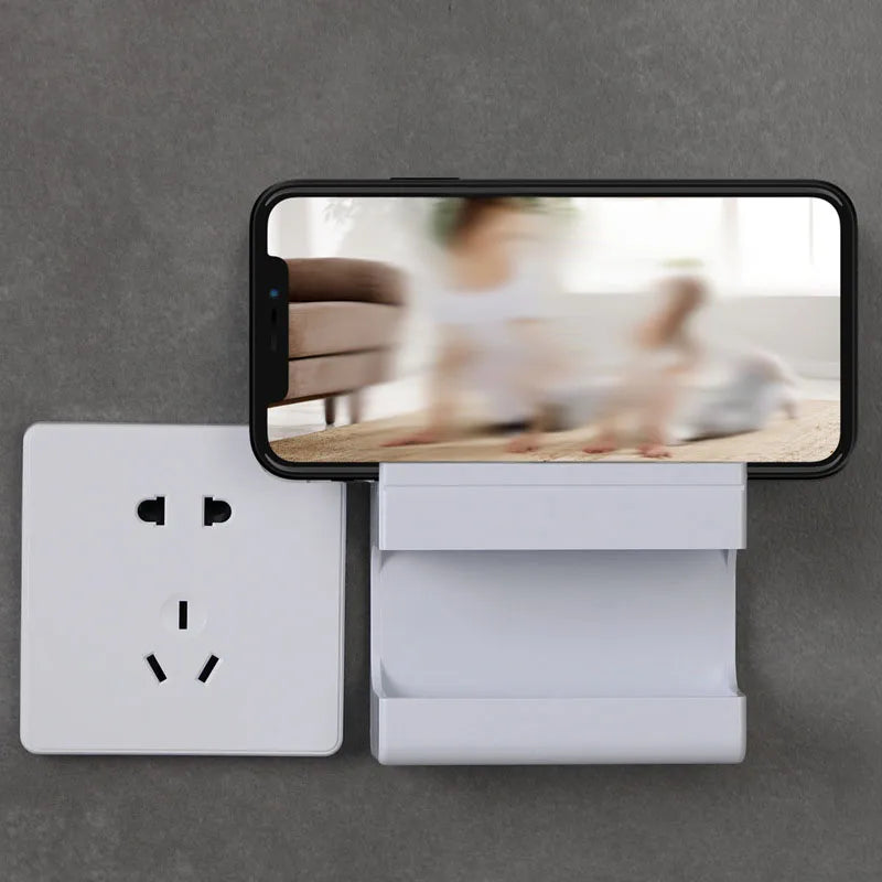 Rangement mural pour télécommande et téléphone