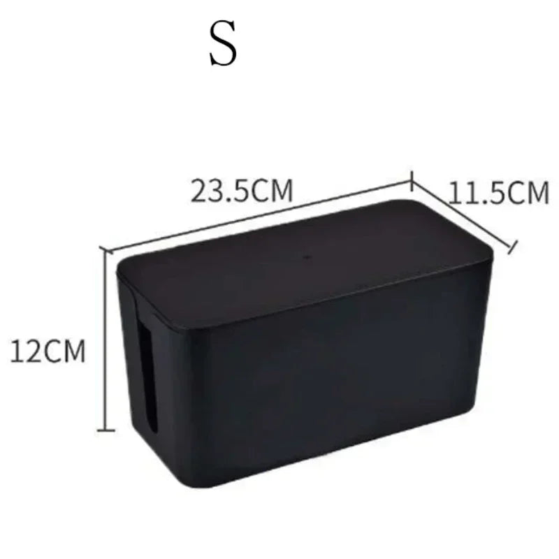 Boîte de rangement pour câbles et multiprises