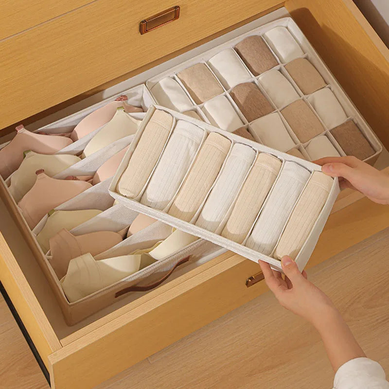 Organiseur de tiroir pour sous-vêtements, chaussettes et accessoires
