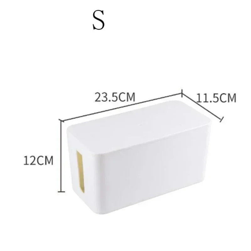 Boîte de rangement pour câbles et multiprises
