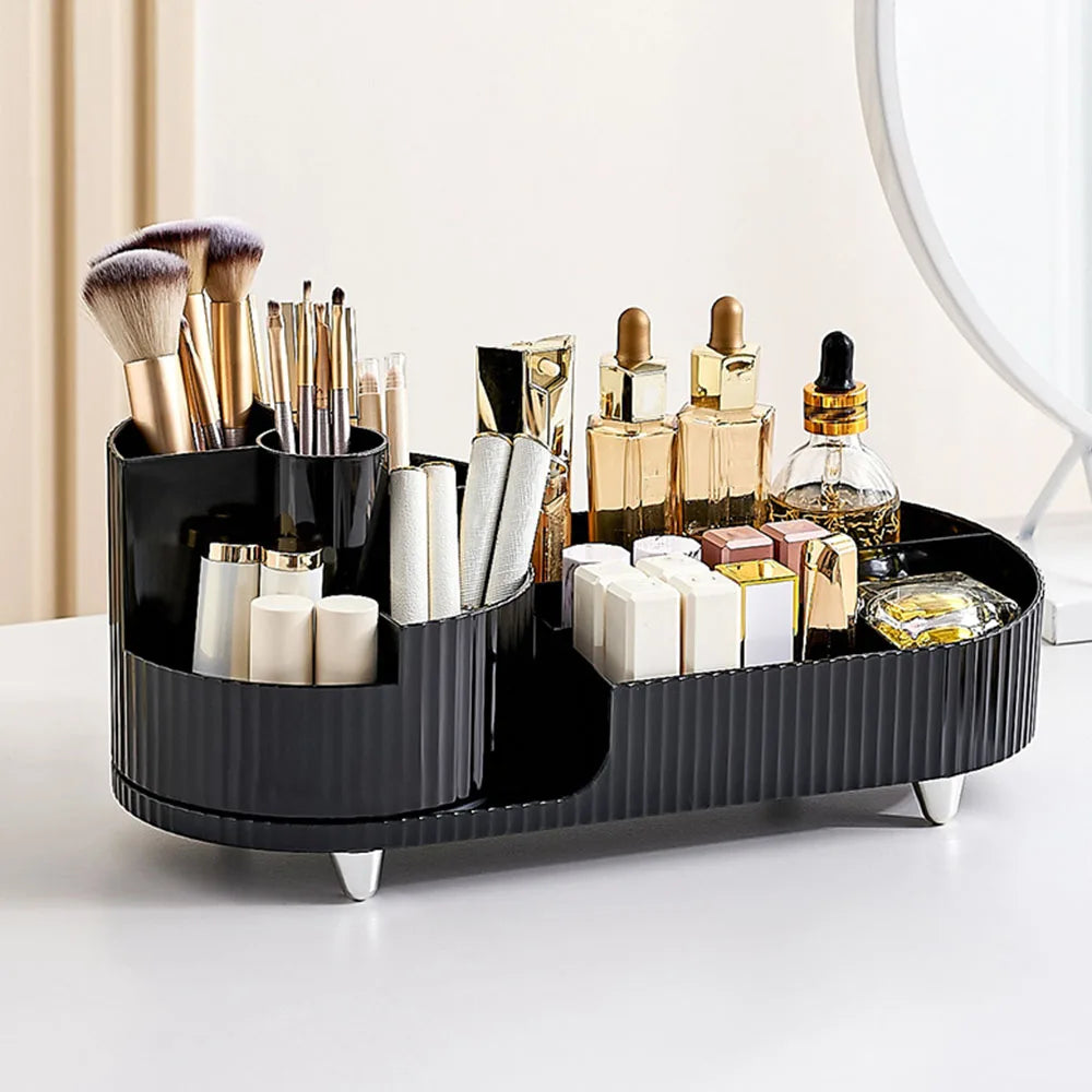 Organiseur maquillage rotatif pour maquillage et soins